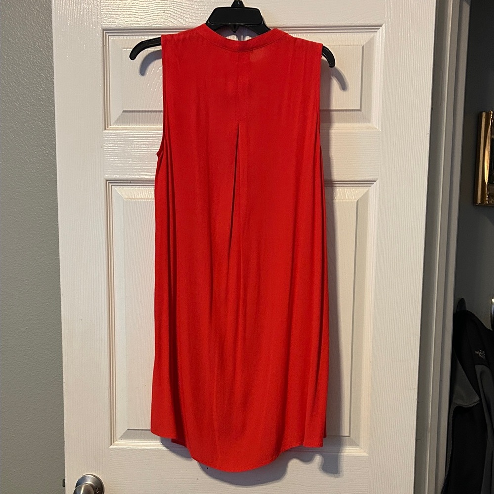 She + Sky Vibrant orange/pink Sleeveless dress - Picture 4 of 4